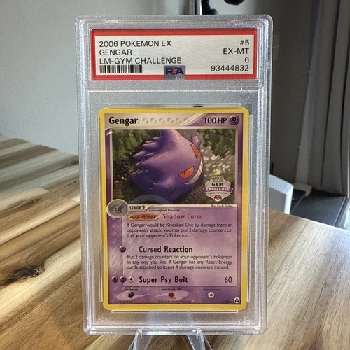 2006 Pokemon EX Legend Maker Gengar Gym Challenge World’s Qualifier - PSA 6