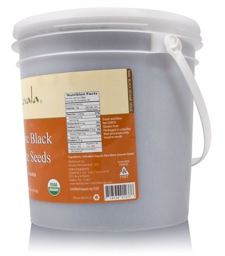 Organic Black Sesame Seeds 4Lbs (RAW) - Picture 2 of 8