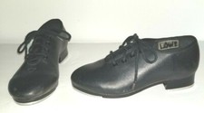 Adorable Girls Dance Now Tap Dance Shoes Size 11.5 M Black Lace Up