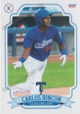 2021 Tulsa Drillers Carlos Rincon RC Rookie Los Angeles Dodgers