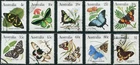 1983 Australian Animals Series Butterflies Set Of 10 Good To Fine Used