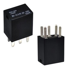 301-1C-C-R1 U01 12VDC Relay 2 Pcs 5 Pins Automotive Relay SPDT Multifunctiona...