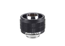 Phanteks 16/10mm Soft Tube Fitting 5/8" - 3/8" , G1/4 - Black PH-STC1610-BK