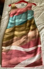 Bodyflirt Body Con Multicoloured Patterned Dress, 6/8