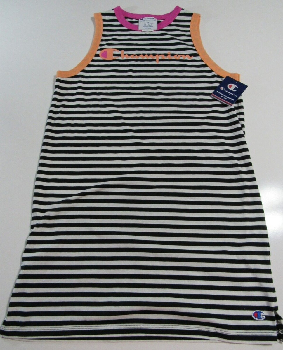DRESSCAMP×champion【美品】 Women's Authentic Champion Campus Tight Fit Tank Black White
