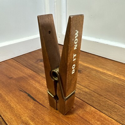Clothespin Oversized Wooden Clip Do It Now - Sewing / Desk / Organizing