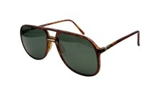 Vintage Liberty E-2401 Tortoise Pilot Sunglasses France W/ NEW LENSES 