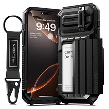 For iPhone 16 Pro Max VRS [Damda Glide Ultimate] with Card Wallet & Camera Cover