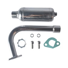 Exhaust With Muffler For Predator 196cc 212cc GX160 GX200 GX200p