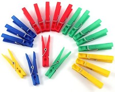 Wäscheklammern Kunststoff 80, 100, 200, 300 Stück & mehr Wäsche Klammer Klammern