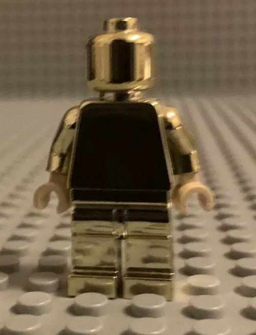 mr gold lego man