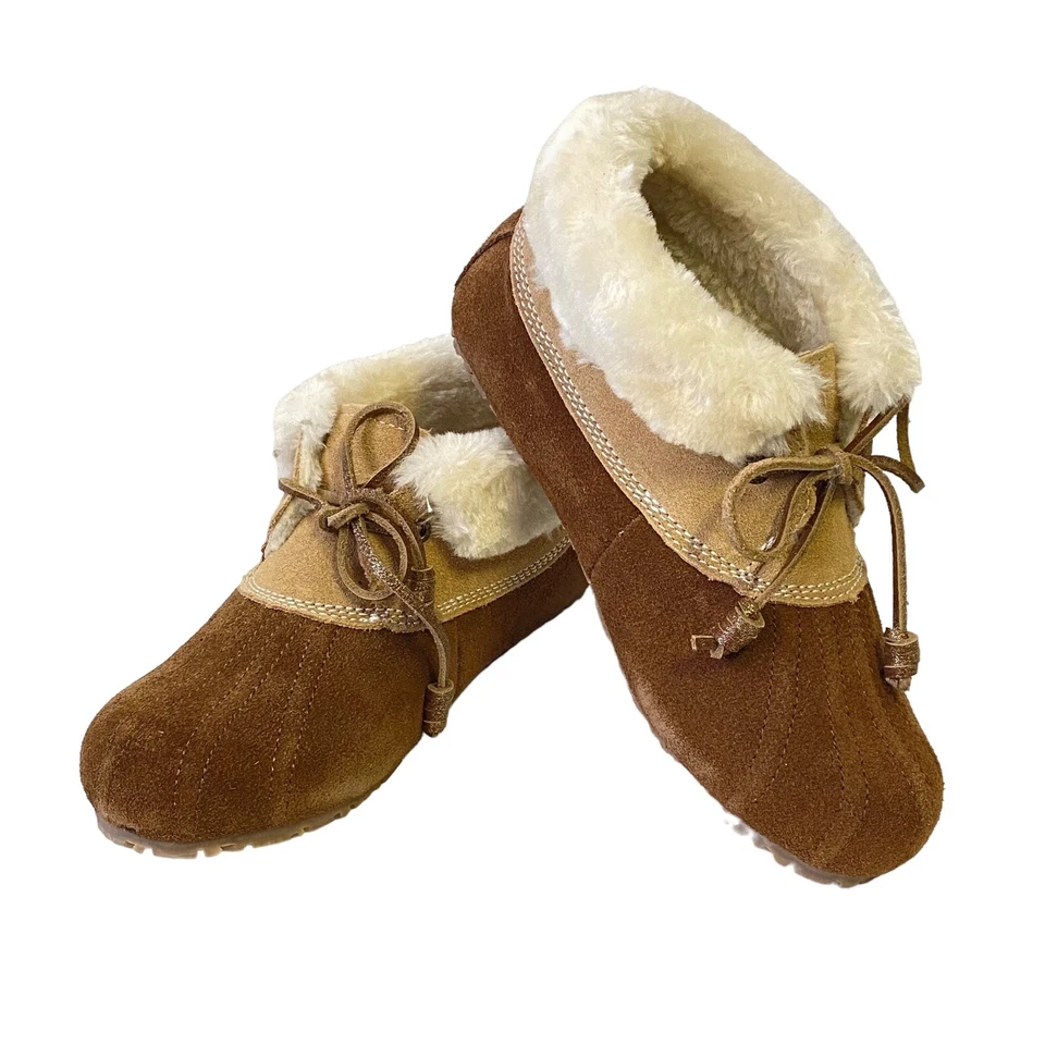 Zapatillas Sperry Emory Botín Pato Para Mujer Talla 5 Marrón Tostado Gamuza Piel Sintética Foto 4 de 4