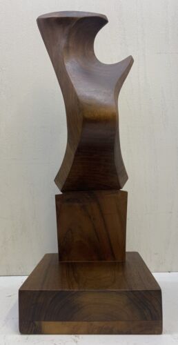 1983 Signed & Dated Giuseppe Carli Solid Wood Oarlock Gondola Forcola Sculpture - Picture 2 of 12