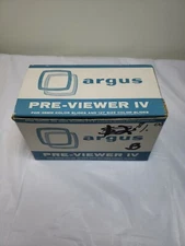  Argus Pre-Viewer Vintage IV 35mm/127 Illuminated Slide Viewer & Orig Box ID:SH1
