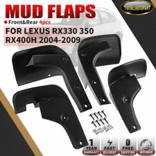 4x Front Rear Splash Guards Mud Flaps Mudguard for Lexus RX330 350 RX400H 04-09