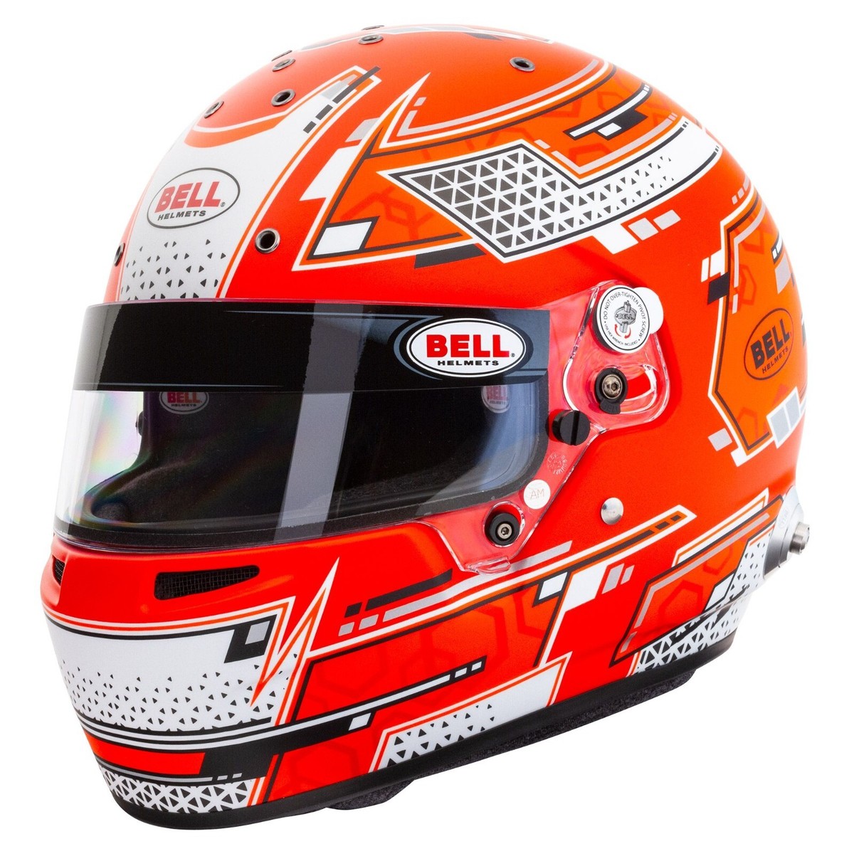 Bell RS7 Pro Auto Racing Helmet, Stamina Red, Snell SA2020