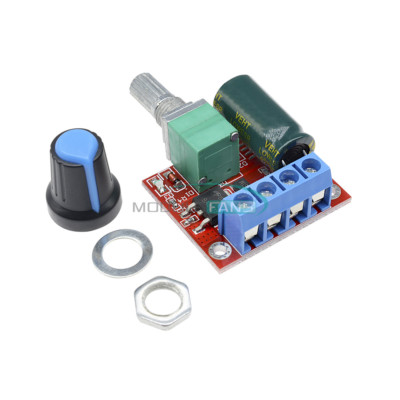 DC 5V 6V 9V 12V 24V 5A PWM DC Motordrehzahlregler Regler Schalter LED Dimmer