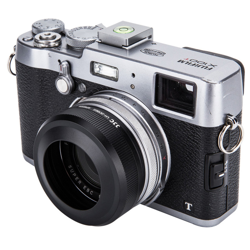 JJC LHJX100II Black Lens Hood AS LHX100 for Fuji Fujifilm X100F X100T