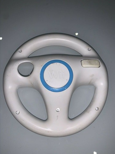Nintendo Wii - Original Controller Aufsatz: Lenkrad / weiß
