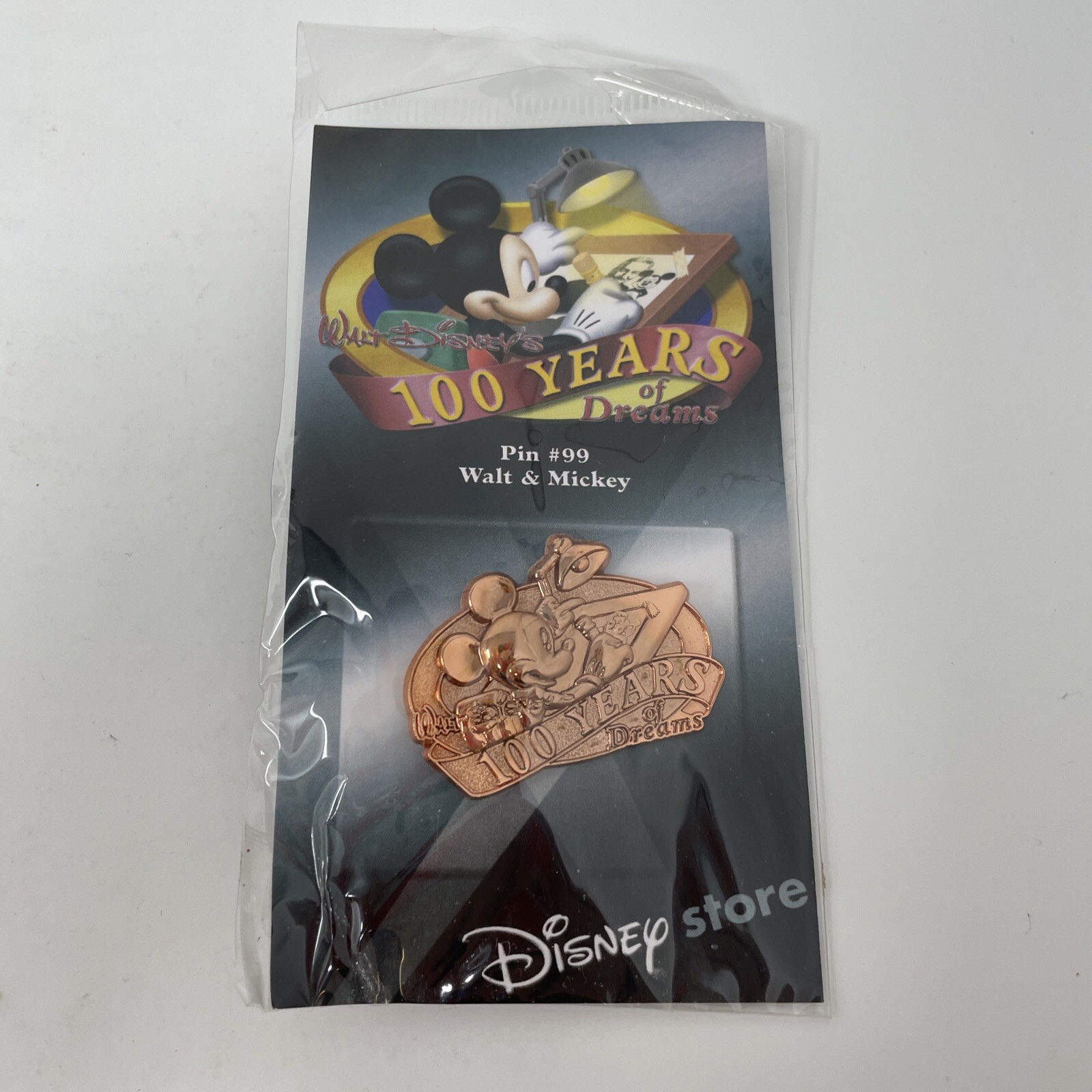 Walt Disney's 100 Years of Dreams Pin #99 Walt and Mickey