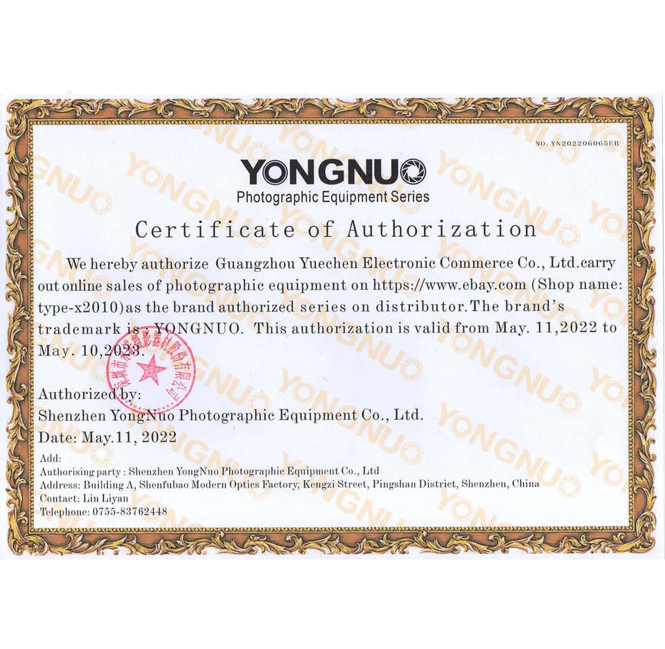 YONGNUO YN600EX-RT II Wireless Flash Speedlite Diffuser Bracket for Canon Camera - Image 2 of 4