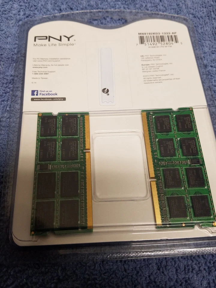 PNY 8GB 2x4GB Dual Channel PC Memory Kit DDR3 PC3-10666 - Image 4 of 4