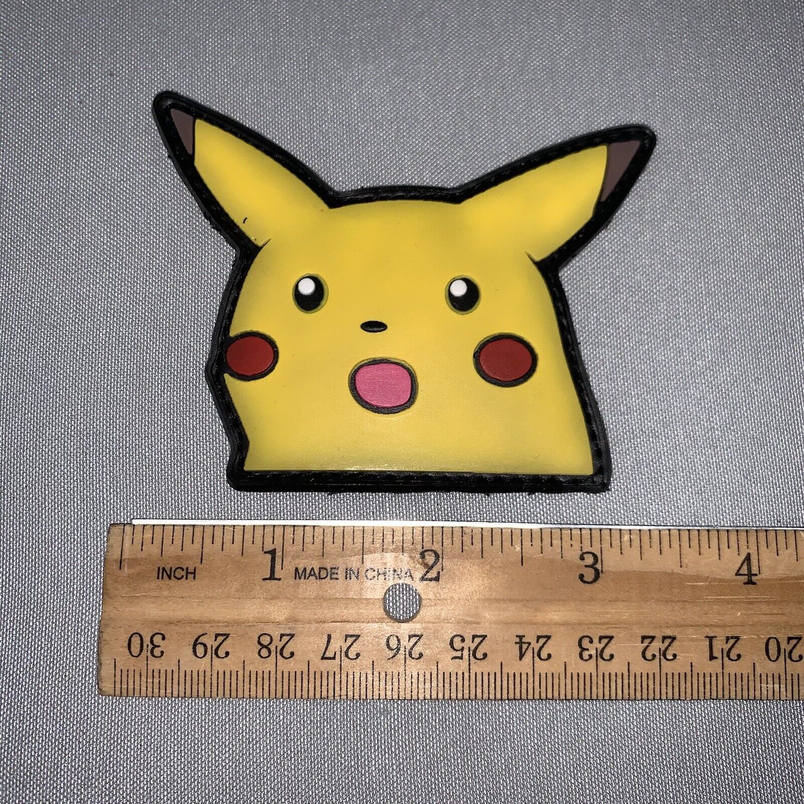 Shocked Pikachu Meme PVC Morale Patch MISPRINTS