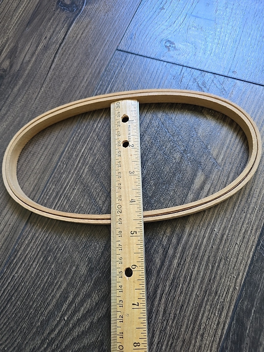 Vintage Duchess Wood Embroidery Hoop Oval Felt Lined Made in USA eBay