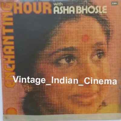 Enchanting Hour With Asha Bhosle 1982 Hindi Bollywood Rare Vinyl LP 12'' Record