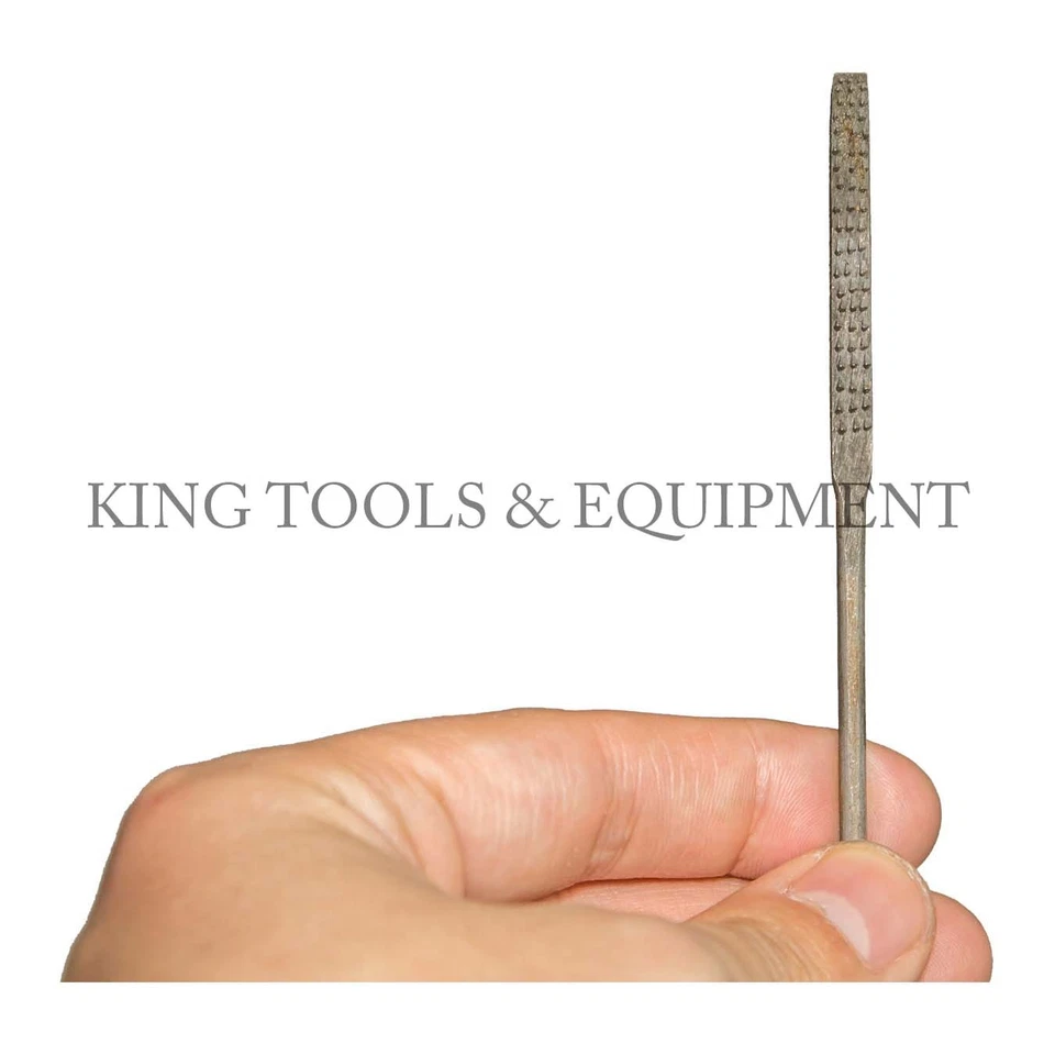 KING 10pc 7" RASP CUT RIFFLER FILE Set Double Ended Wood Metal Carving/Old Stock - Image 3 of 4