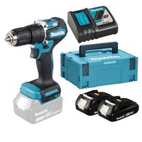 Makita Akku-Schlagbohrschrauber DHP487RAJ 18V 2X 2,0 Ah Akkus & LadegräT