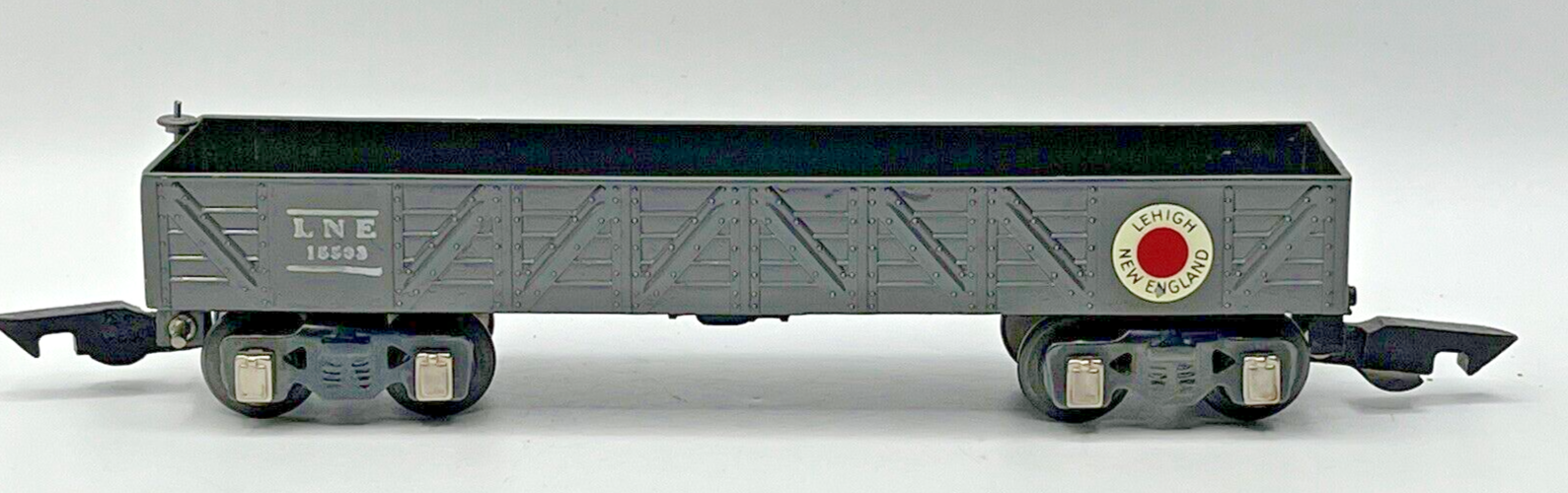 Gilbert American Flyer  O Gauge 504 LNE Gondola in Exc. Cond. Less 1 Step Clean