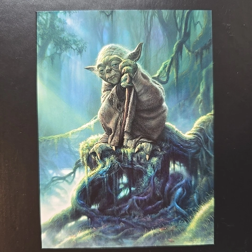 Rompecabezas de colección de bellas artes de Bufalo Games Star Wars. Lote de 2 Yoda Luke Obi... Foto 3 de 4