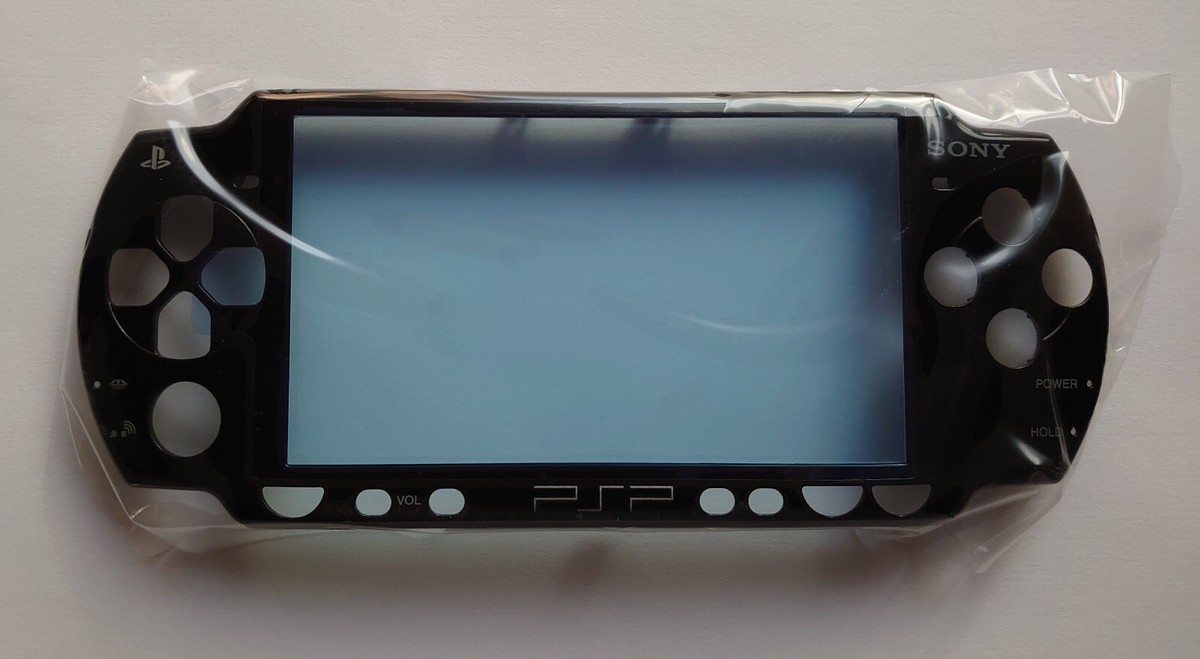PSP 2000 / 2001 / 2002 Faceplate - Piano Black - ORIGINAL SONY