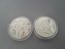 2019 Guernsey &pound;5 24 Hours of the D-Day Coin. Time 07.25