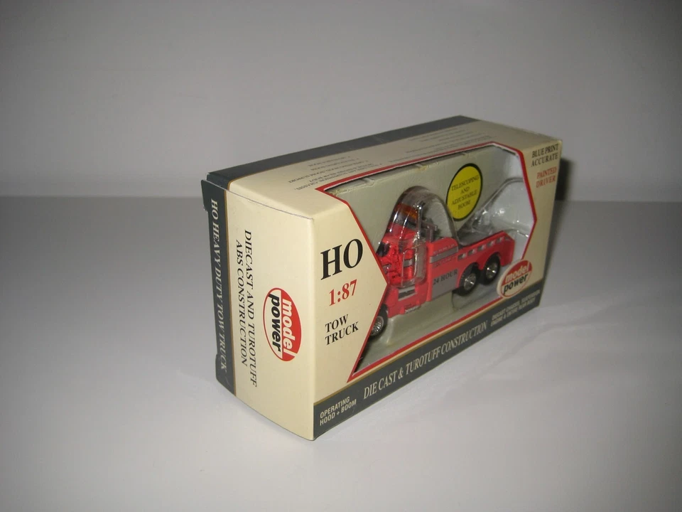 Model Power H0 30003 - Camión Kenworth Tow Truck Wrecker "Red Devil " - Immagine 2 di 4