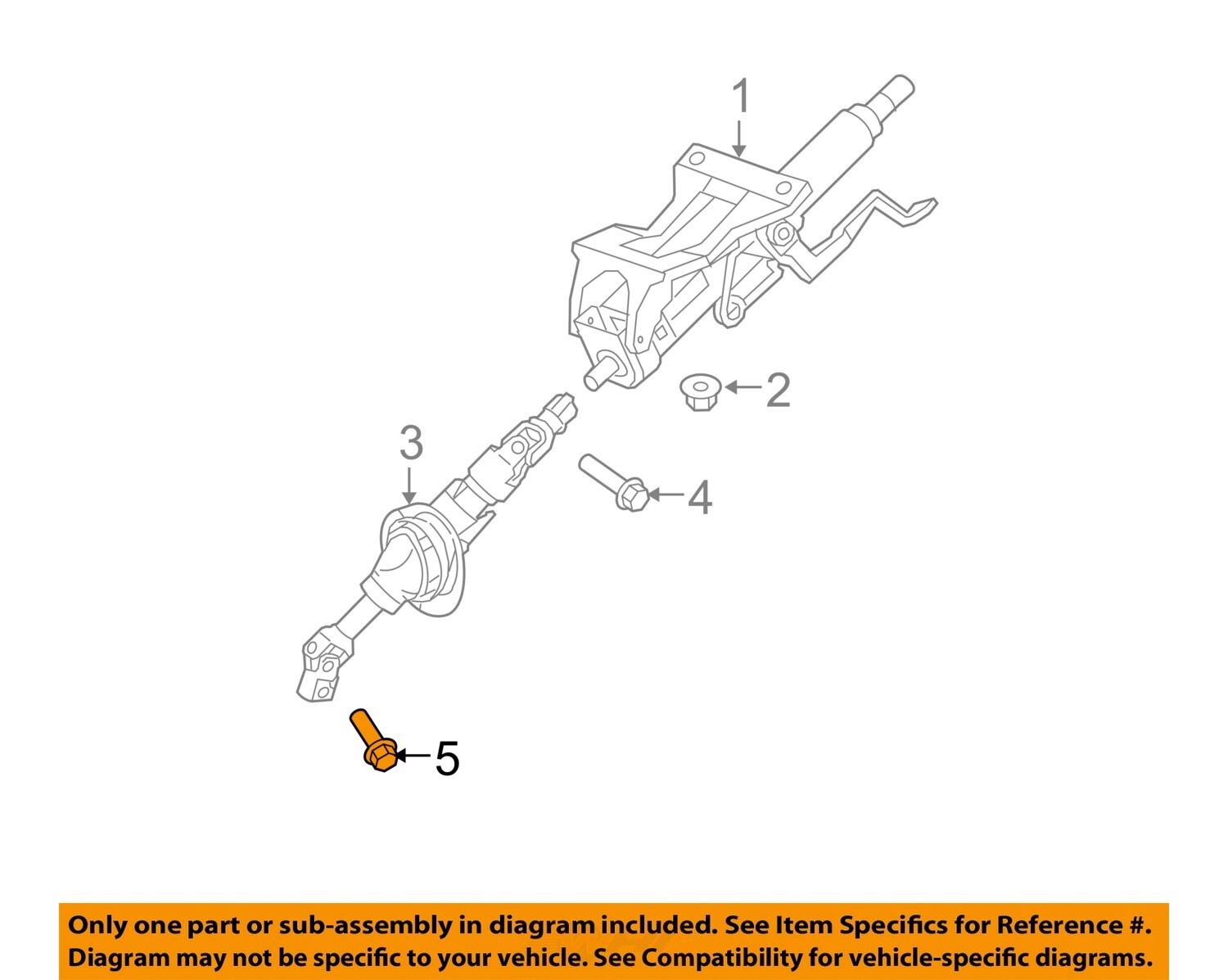 GM OEM Steering Column-Lower Shaft Lower Bolt 11571223 | eBay