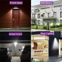 3PCS Outdoor Solar Wall Light LED Motion Sensor Bright Flood Street Lamp 3 Modes 12