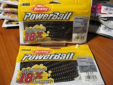 2 Packs Berkley Soft Fishing PowerBait / 7" Power Worms / Purple PBBPW7-PU