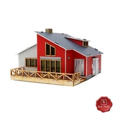  Youngmodeler 3D Wooden Model Kit DIY Urban House Self-Assembly Craft Kit 