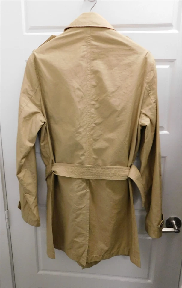 Nueva gabardina Gant caqui oscuro con cinturón $695 talla M Foto 3 de 4