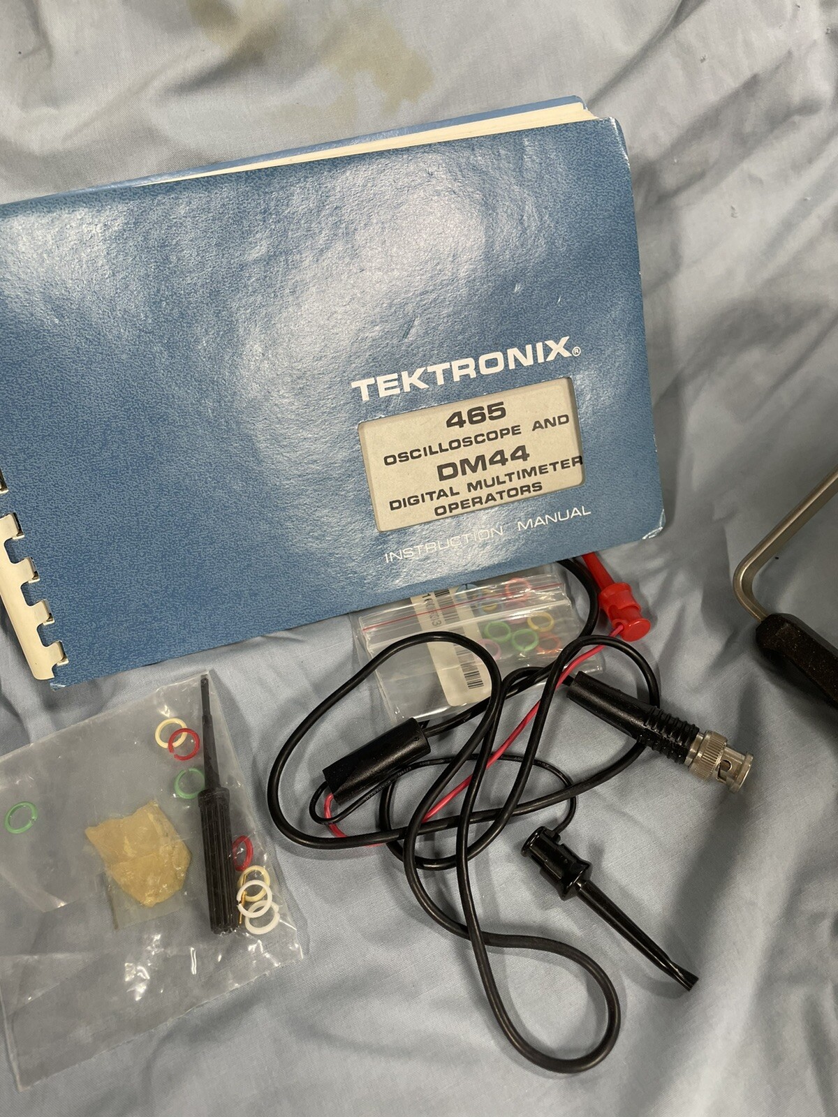 Vintage Tektronix 465 And DM44 Oscilloscope Analog Test Equipment eBay