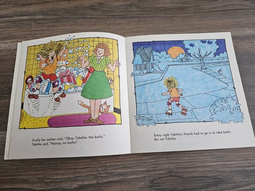RARE 1982 No Baths For Tabitha - Sharon Thomas & Marjorie Siegel Children’s Book - Picture 10 of 10