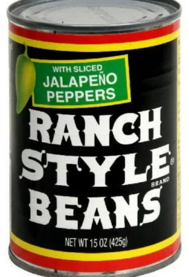 RANCH STYLE Black Beans with Jalapeno Peppers 425 gr Original aus USA