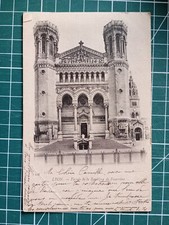 xf213 CPA circa 1903 Lyon - façade basilique de Fourvière