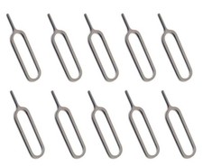 Sim Card Tray Pin Eject Removal Tool Needle Opener 10X Pack for All iPhone