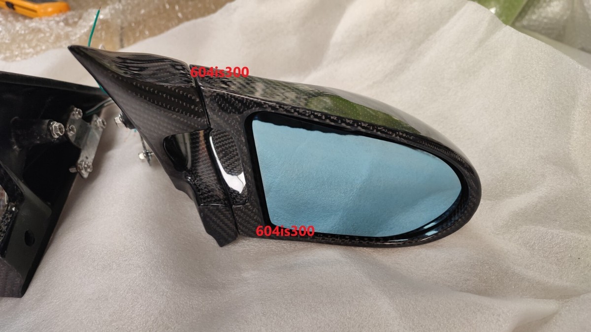 JDM Ganador Style Carbon Fiber Aero Side Mirror L&R FOR Nissan