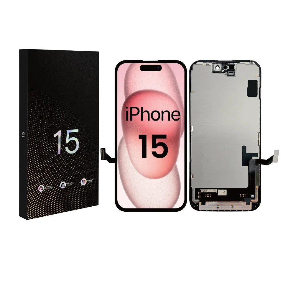 QUANTUM DIRECT iPhone 15 Retina Advanced Incell LCD Display Touch Screen Digitiser Replacement