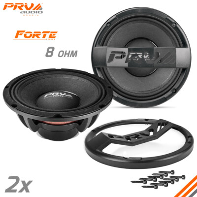 2x PRV Audio 8MB700FT-NDY 8'' Midbass Neodymium Speakers 1400W 8 Ohm + 8GRILL