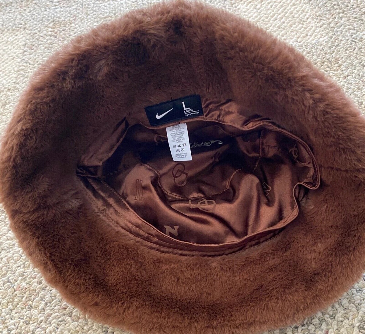 Nike Naomi Osaka Apex Bucket Hat Tennis Faux Fur FJ6302-259 Nike Naomi Osaka Apex Bucket Hat Tennis Faux Fur FJ6302-259